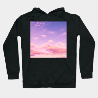 Pink Vibrant Clouds at Sunset Hoodie